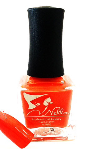 Nella nail polish, Color- Orange is The New Black, Nail polish, nontoxic, Nellabeauty.com, Nellabeauty.com